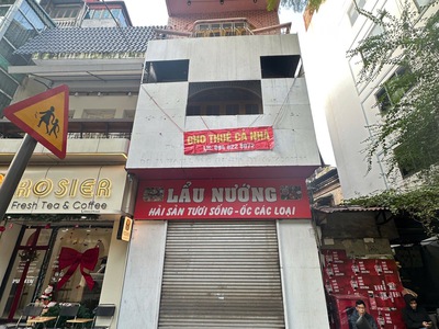 Chính chủ cho thuê nhà kinh doanh số 33 mặt phố hàm long, hoàn kiếm 1