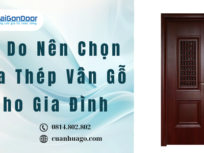 Lý Do Nên Chọn Cửa Thép Vân Gỗ Cho Gia Đình 0