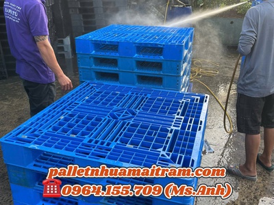 Bán Pallet Nhựa Kê Kho Giá Rẻ - Đẹp Chịu Tải Tốt Giao Hàng Tận Nơi 9