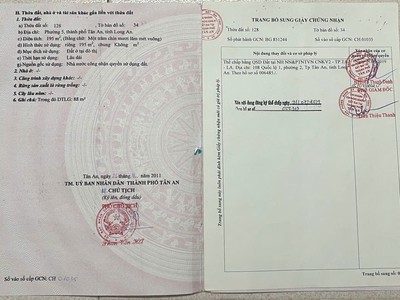 Đất đẹp giá đầu tư - cần bán 2 lô đất liền kề tại phường 5, thành phố tân an, long an. 0