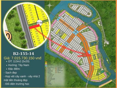 Cần bán nhanh lô đất b2-155-14 vị trí đẹp tại kđt cao cấp nam hòa xuân - đà nẵng sun group 4