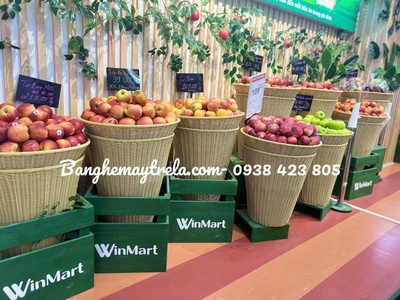 Sọt trưng bày trái cây siêu thị 7