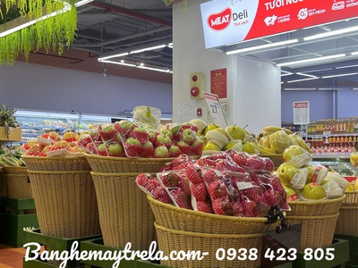 Sọt trưng bày trái cây siêu thị 3