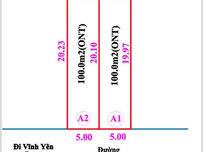 Bán Đất Thôn Mới, Thanh vân, Tam dương, Vĩnh Phúc. Giá chỉ 1.2 tỷ 100m2 0
