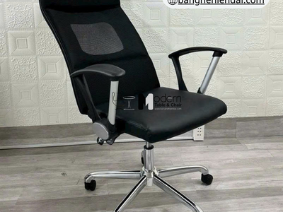 Ghế làm việc lưng lưới nệm simili CM4317-MP tại HCM 1