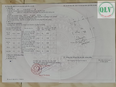 Bán nhà xưởng KCN LINH TRUNG 3, TRẢNG BÀNG, TN 10.802m 2