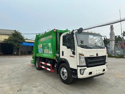 Xe cuốn ép rác 2