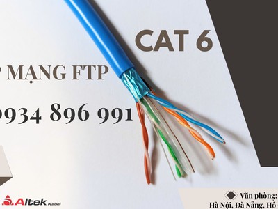 Cáp Mạng Ftp6 Chống Nhiễu Tại Khánh Hòa, Gia Lai, Bình Định. 0