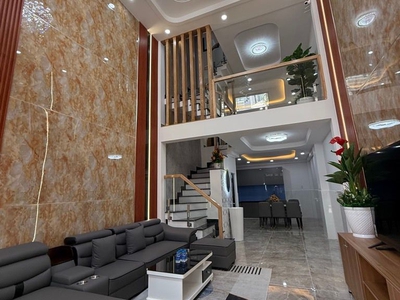 Siêu hot gò vấp: nhà 5 tầng mới xây đường nguyễn văn khối, dt lớn 48m ngang 4m . gần công viên 0