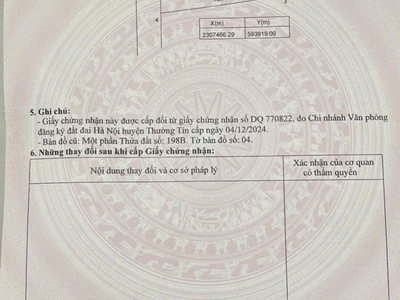 Gửi kho lô 50m Thư Dương - Thư Phú - Thường Tín - Ô tô đỗ cửa - Giá đầu tư nhỉnh 2 tỷ 3