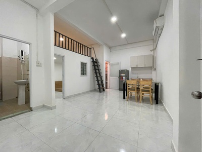 Cho thuê phòng rộng 40m 1 phòng ngủ 1 gác 2 wc riêng trung tâm lê đức thọ, gò vấp 2