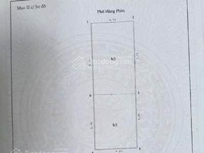 Gía Tốt Mặt Phố Hàng Phèn 4 Tầng Khung Cột Ô Chờ Thang Máy Chỉ 46 Tỷ 0