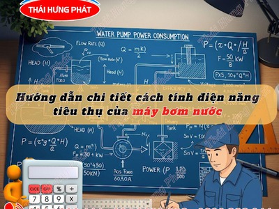 Hướng dẫn chi tiết cách tính điện năng tiêu thụ của máy bơm 0