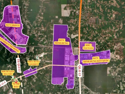 Chủ ngợp cần bán 215m2 có thổ cư, đường nhựa, oto vào tận nơi ngay KCN Minh Hưng 3, phù hợp xây trọ 4