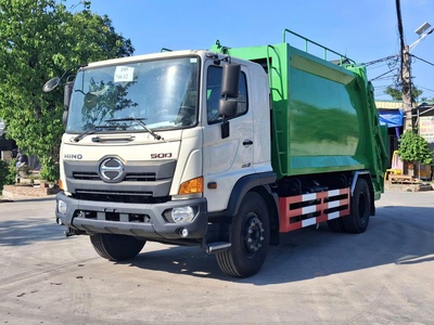 Xe cuốn ép rác 0