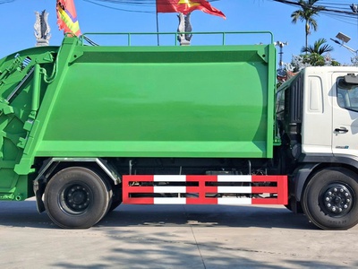 Xe cuốn ép rác 1