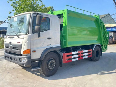 Xe cuốn ép rác 3
