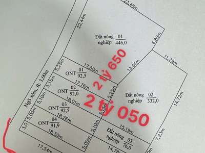 Lô đất to đoàn xá 158m có đất vườn giá 1.8xx tỷ cửa vốn thấp zalo 0567 222 555 1