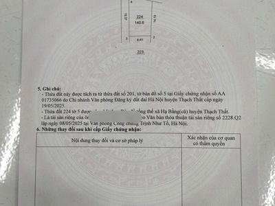 Sở hữu ngay lô đất đẹp - giá tốt - vị trí đắc địa tại xã hạ bằng, tp hà nội 1