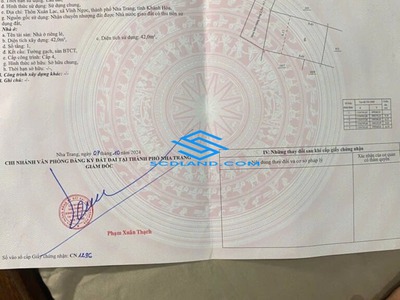 Bán nhà cấp 4 2 phòng ngủ hẻm 505 lương định của nha trang giá tốt 1 tỷ 8 2