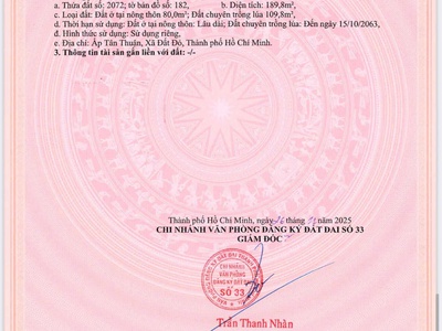 Mặt tiền đường 992 long tân  ngang 5 nở hậu 10 có 80tc tổng 189m2 1