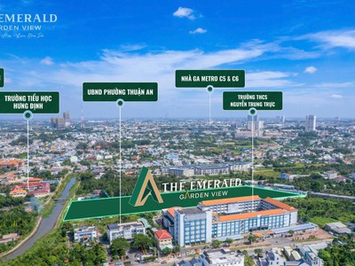 Bước vào chuẩn sống nghỉ dưỡng tại the emerald garden view chỉ từ 35tr/m ngay trung tâm thuận an. 2