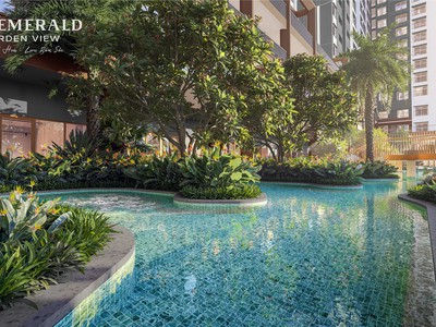 Bước vào chuẩn sống nghỉ dưỡng tại the emerald garden view chỉ từ 35tr/m ngay trung tâm thuận an. 0