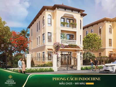 Biệt thự nghĩ dưỡng cần giờ giá 100 triệu/m2 tại khu siêu đô thị vinhomes green paradise can gio 2