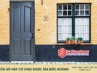 Cửa gỗ HDF có chịu được ẩm mốc không 1