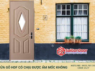 Cửa gỗ HDF có chịu được ẩm mốc không 2