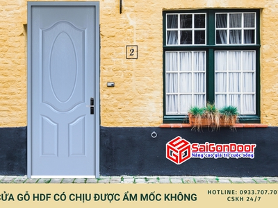 Cửa gỗ HDF có chịu được ẩm mốc không 5