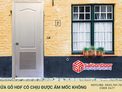 Cửa gỗ HDF có chịu được ẩm mốc không 6