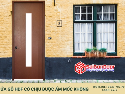 Cửa gỗ HDF có chịu được ẩm mốc không 8