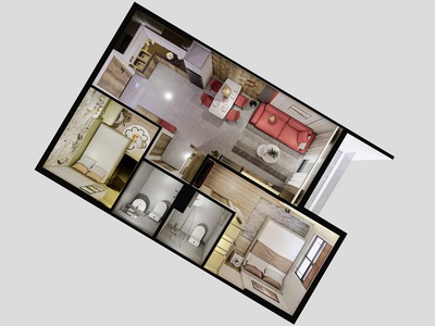 Chính chủ cần sang nhượng căn hộ 2pn 2wc tại bcons solary 2