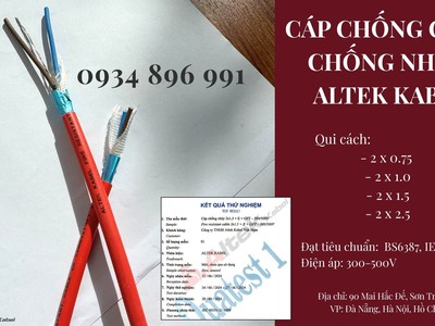 Cáp Điện Chống Cháy Chống Nhiễu 2 Lõi Giao Ngay Quảng Bình, Quảng Nam, Quảng Ngãi. 1