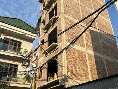 Nhà ngọc hồi lô góc 45m  6 tầng thang máy nhỉnh 9 tỷ ô tô tải tránh  kinh doanh 0