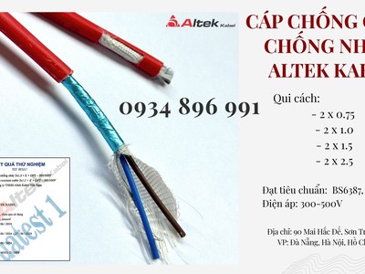 Cáp Điện Chống Cháy Chống Nhiễu 2 Lõi Giao Ngay Quảng Bình, Quảng Nam, Quảng Ngãi. 2