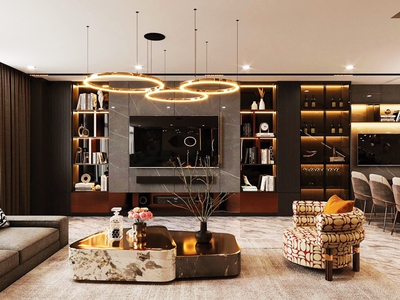 Thiết Kế Nội Thất Căn Hộ 88m2: Mẫu Đẹp, Tiện Nghi Báo Giá 2025 2