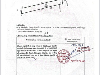 Phúc thọ-lâm hà dt 1000m2 sẵn 100m2 thổ cư đất mặt tiền bê tông kdc đông view hồ mát mẻ chỉ 699tr 4