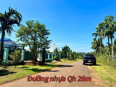 Ea tul- cư mgar dt 6991m2 2 mặt tiền đất nhựa giáp đường 130m đất full cà phê, sầu riêng tiêu cho 0