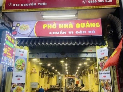 Nhượng nhanh quán   phở nhà quảng   nguyễn trãi , thanh xuân 1
