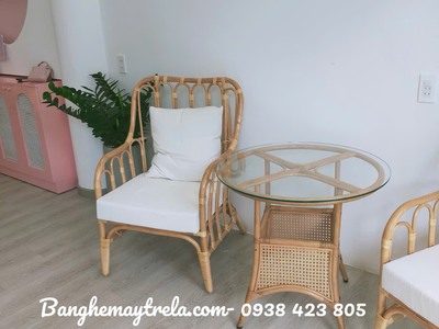 Bộ bàn ghế mây tre đan phòng ngủ 0