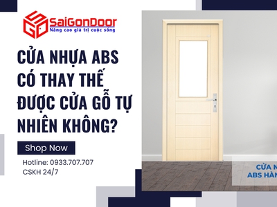 Cửa nhựa ABS có thay thế được cửa gỗ tự nhiên không 3
