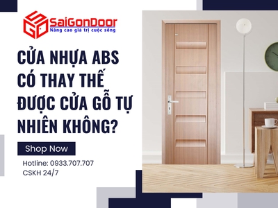 Cửa nhựa ABS có thay thế được cửa gỗ tự nhiên không 5