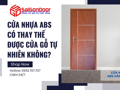 Cửa nhựa ABS có thay thế được cửa gỗ tự nhiên không 7