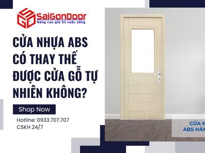 Cửa nhựa ABS có thay thế được cửa gỗ tự nhiên không 8