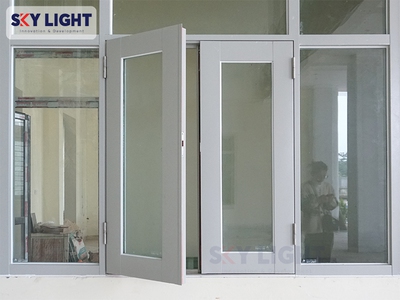 Cửa Sổ Kính Chống Cháy 2 Cánh Sky Light Chất Lượng Cao 0