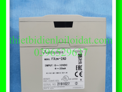 Bộ lập trình PLC Mitsubishi FX2N-2AD 0