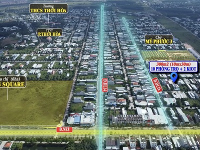 Bán 2 Dãy Trọ Gần Cổng KCN Mỹ Phước 3   Khu Công Nhân Đông Đúc 0