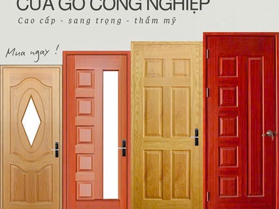 Cửa gỗ công nghiệp HDF 0